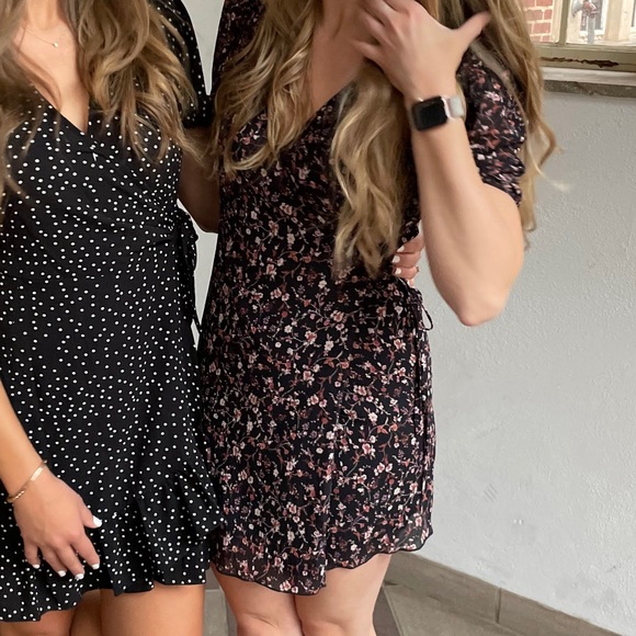 Lulus Floral Wrap Dress - Picture 6 of 6